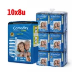 Pañal Adultos Comodity Premium Talla M Bolsón 10 Paquetes x 8 Unidades