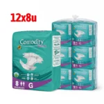 Pañal Adulto Comodity Basic Talla G 12 Paquetes x 8 Unidades